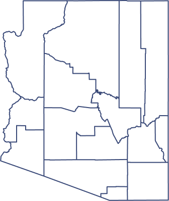 arizona county map