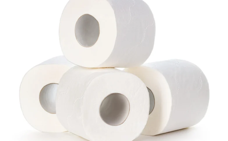 rolls of toilet paper